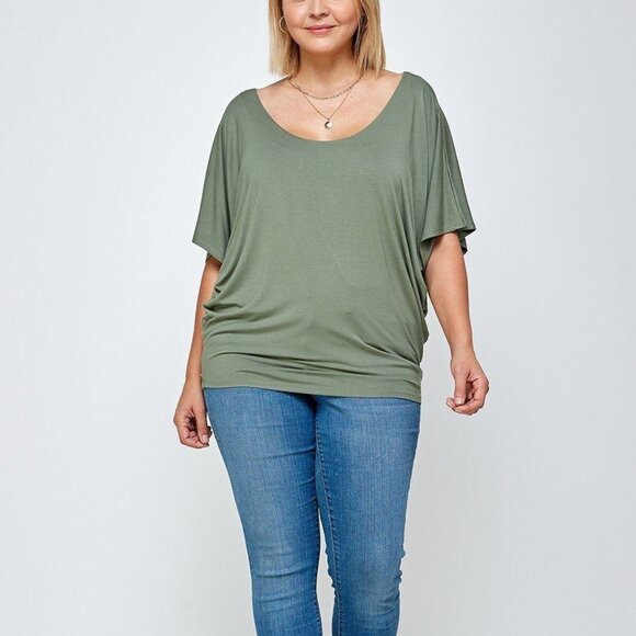 Solid Knit Top, With A Flowy Silhouette - Picture 3 of 4